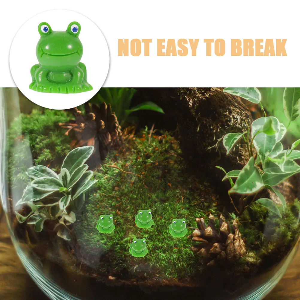 

Mini Simulation Ornament Figurines Miniature Frogs Model Decorations