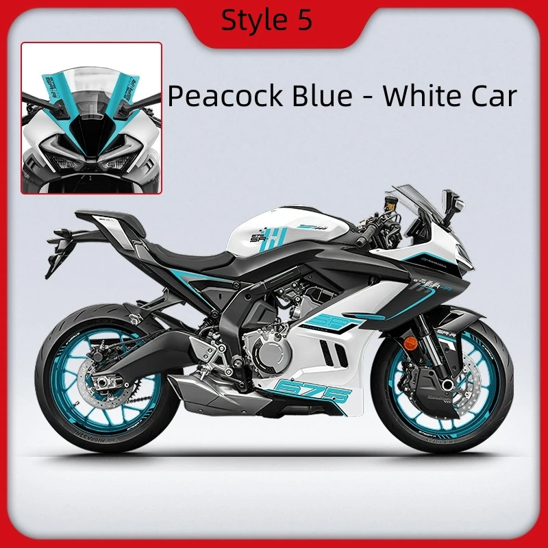 For CFMOTO 675SR‑R 2024 Model PVC Decorative Protective Decals No Residue Full‑Body Motorcycle Art Stickers Mod Accessories