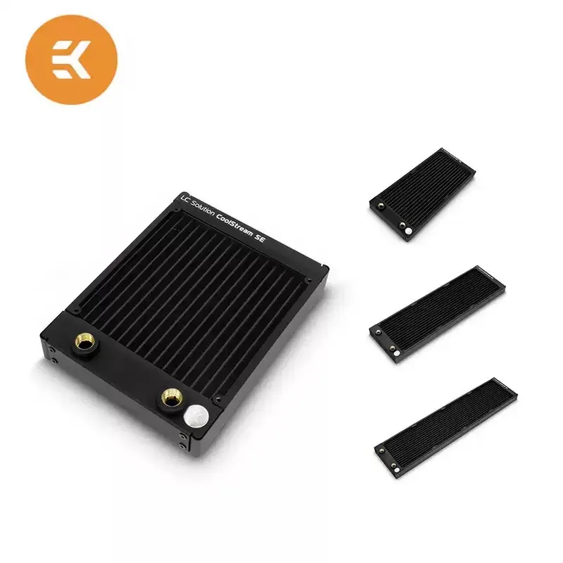 

EK-CoolStream SE140/SE280/SE560 Computer water cooling special 14cm fan Radiator ,Pure copper 140 radiator Thickness 28MM
