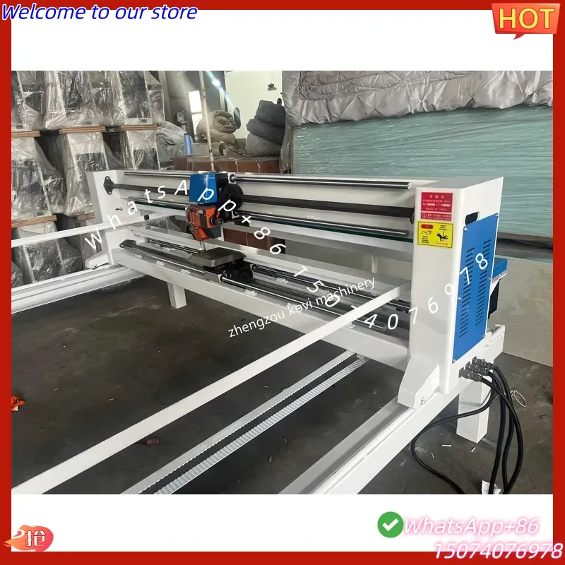 2026 Industrial Computerized Ultrasonic Servo Motor Single Longarm Quilting Machine Zigzag Sewing Machine