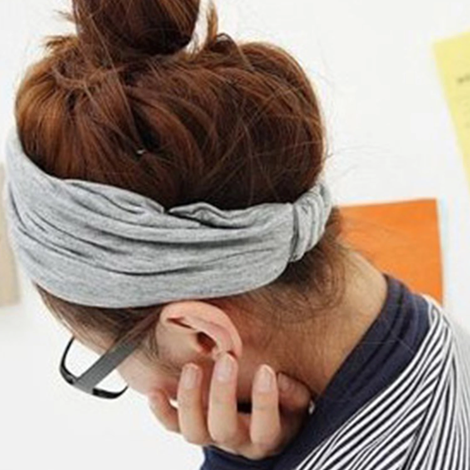 Elastic Hair Bands Yoga Hairband For Women Headband Turban Solid Color Fashion Makeup Hair Hoop Vintag Headwrap Hair Accessories