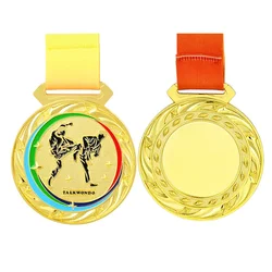 Best Selling Low Moq Wholesale Taekwondo Medals Cheap Design Custom Sports Metal Medals