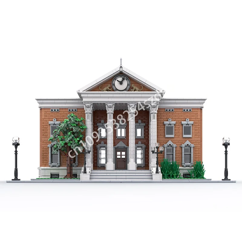

3992pcs MOC Back to the Futuress Clock Tower Modular Buildings Building Blocks teenager Christmas toy Gift Children's Adult idea