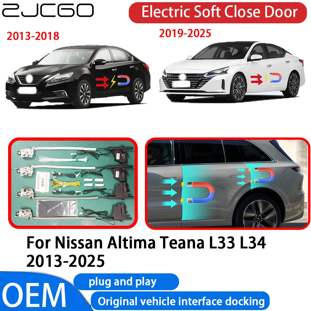 

for Nissan Altima Teana L33 L34 2013-2025 Car Automatic Electric Soft Close Door Closer System OEM Plug and Play Comfort Closing