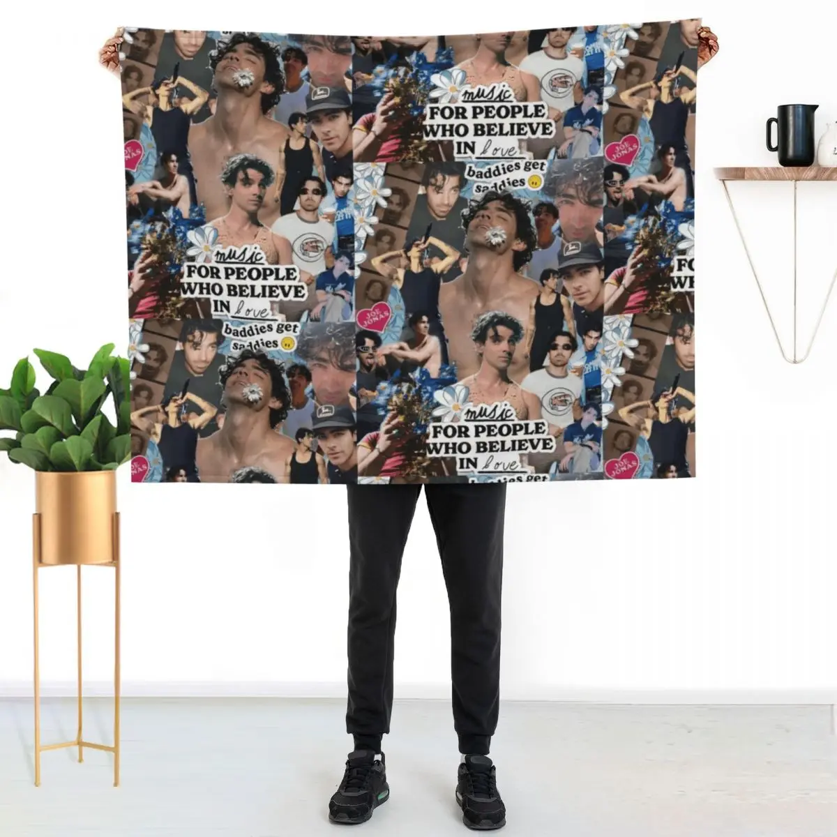Even Baddies Get Saddies Throw Blanket Baby for winter Single Picnic Flannels Winter beds Blankets