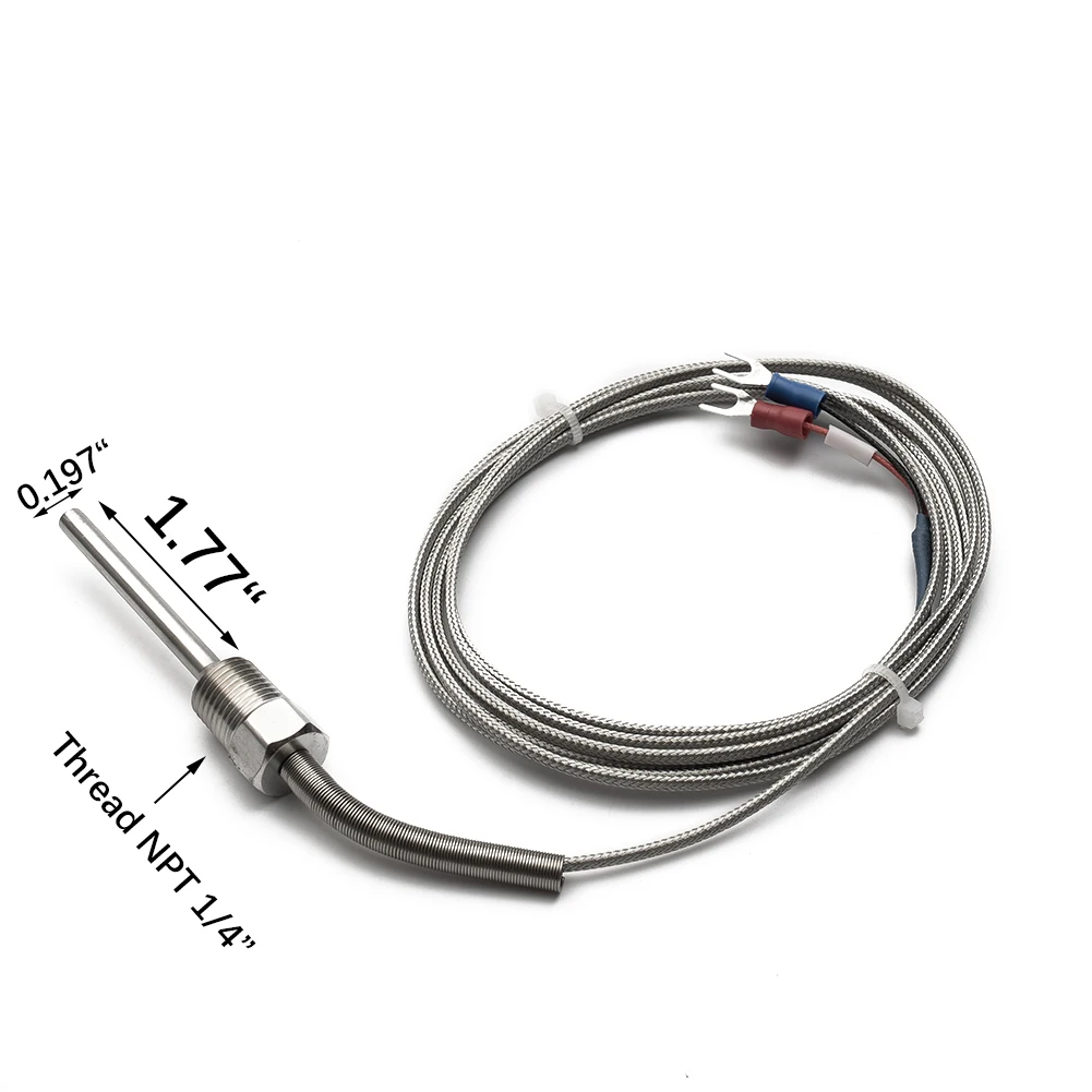 High Quality Practical K Thermocouple Temperature Sensor Waterproof 0~500°C Accessory For PID Controller Parts