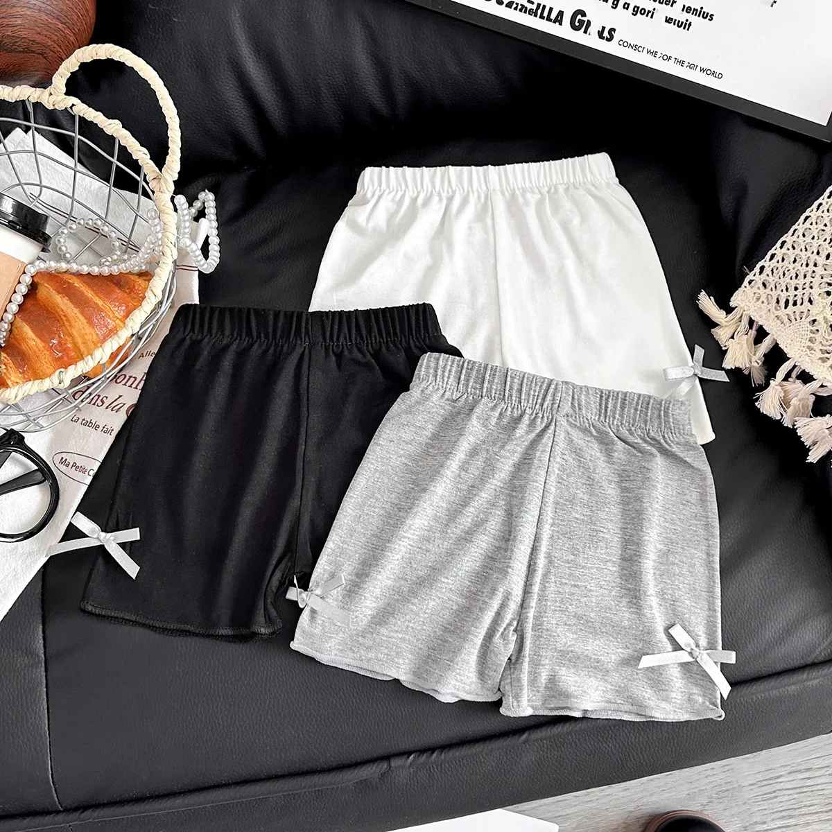 Summer New Children's Base Shorts, Girls' Casual Pants, Girls' Baby Elastic Shorts, Summer Korean Version, Outer Pants, Thin