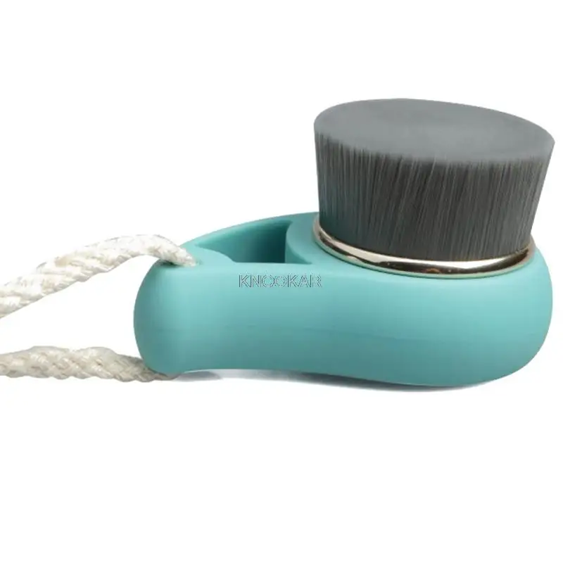 غسل الوجه، غسل الوجه لفرشاة أداة الفراء، تنظيف يدويًا، فرشاة تنظيف الوجه لتنظيف المسام إلى الأسود الأكثر مبيعًا