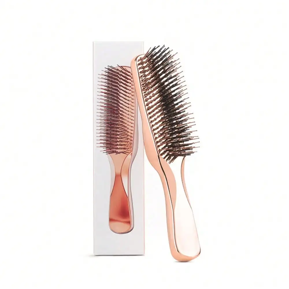 

Electroplated Smooth Hair Styling Comb Massage Scalp Comb Air Cushion Comb Fluffy Airbag Hair Comb Female Anti-Static