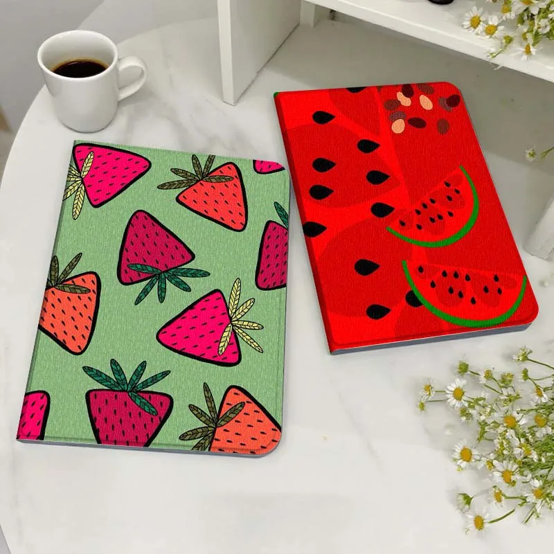 

Cartoon Watermelon Slices Seeds Gift Tablet Case For Samsung Galaxy Tab S7 S8 S9 S10 FE Lite