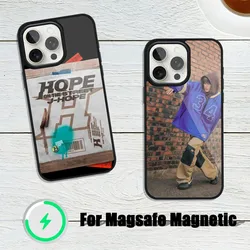 Singer j-hope Hope on the Street Phone Case For iphone 13 Plus 12 14 Mini 11 Max 15 Pro Magsafe Magnetic Wireless Charging Shell