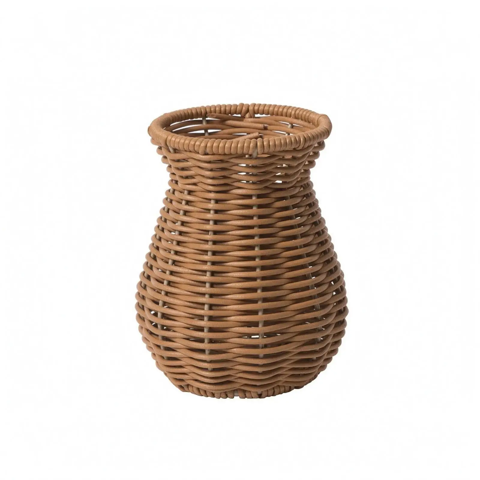 Woven Vase Handwoven Rattan Vase Synthetic Strips