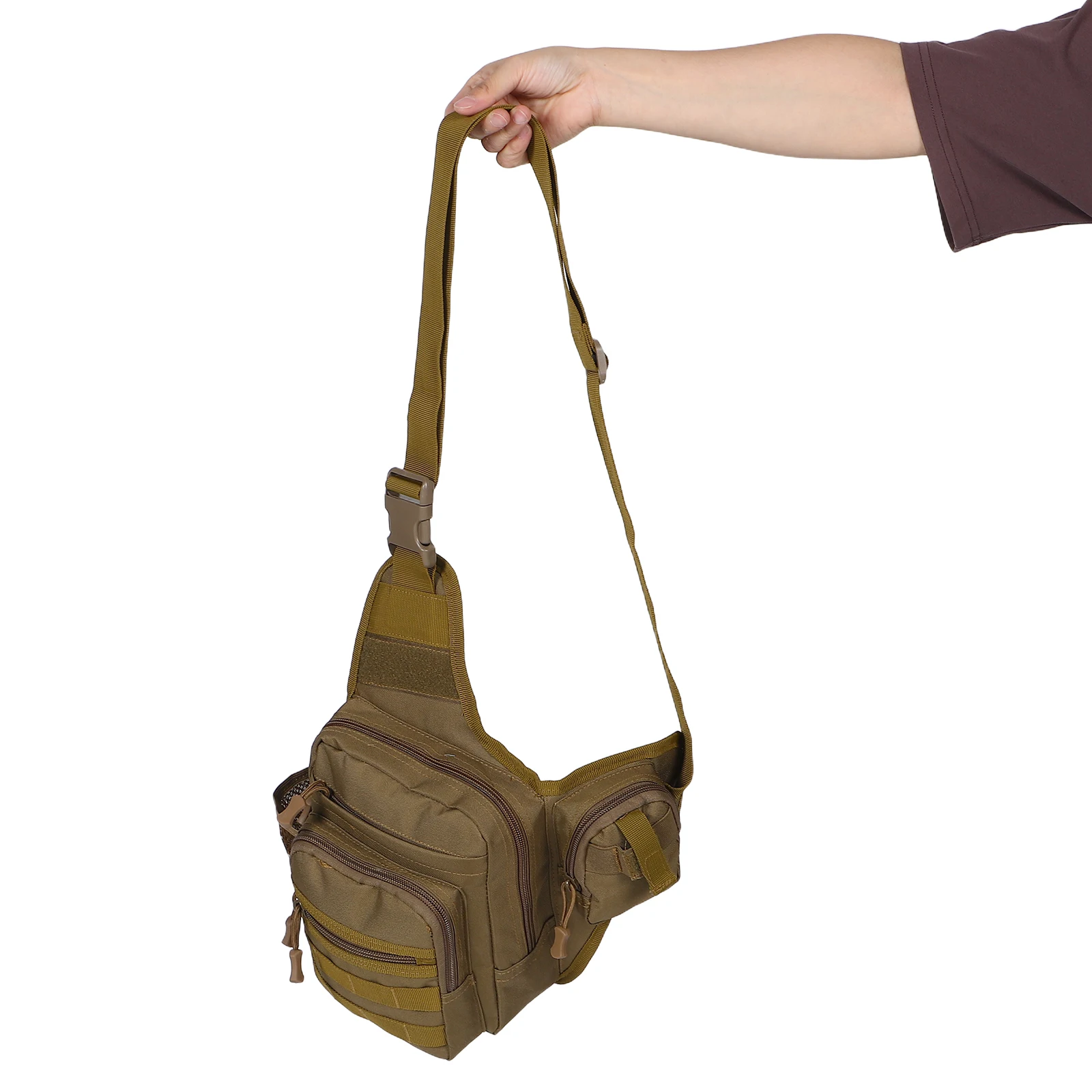 

Backpack Travelling Outdoor Cycling Storage Bag Crossbody Shoulder for Riding Multifunction Bags Front of Bike Polyester Packing