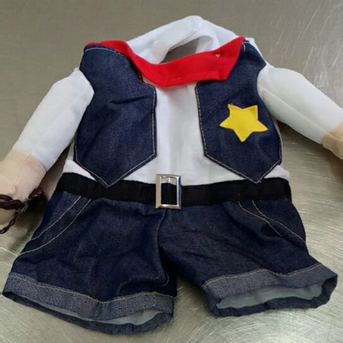 

Pet Costume For Dog Cat Puppy Apparel Blue Jeans Hat Soft Comfortable Stylish Design Party Wear Outfit Costume For Dog Pet