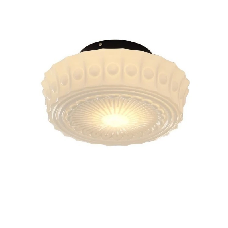 

Glass Ceiling Lamp with E27 Light Bulb Surface Mounted Downlight for Bedroom Living Room