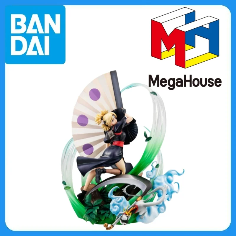 In Stock Genuine MegaHouse Naruto Shippuuden Kamatari Temari Naruto Gals DX Ver.2 Anime Figure Garage Kit Anime Cartoon