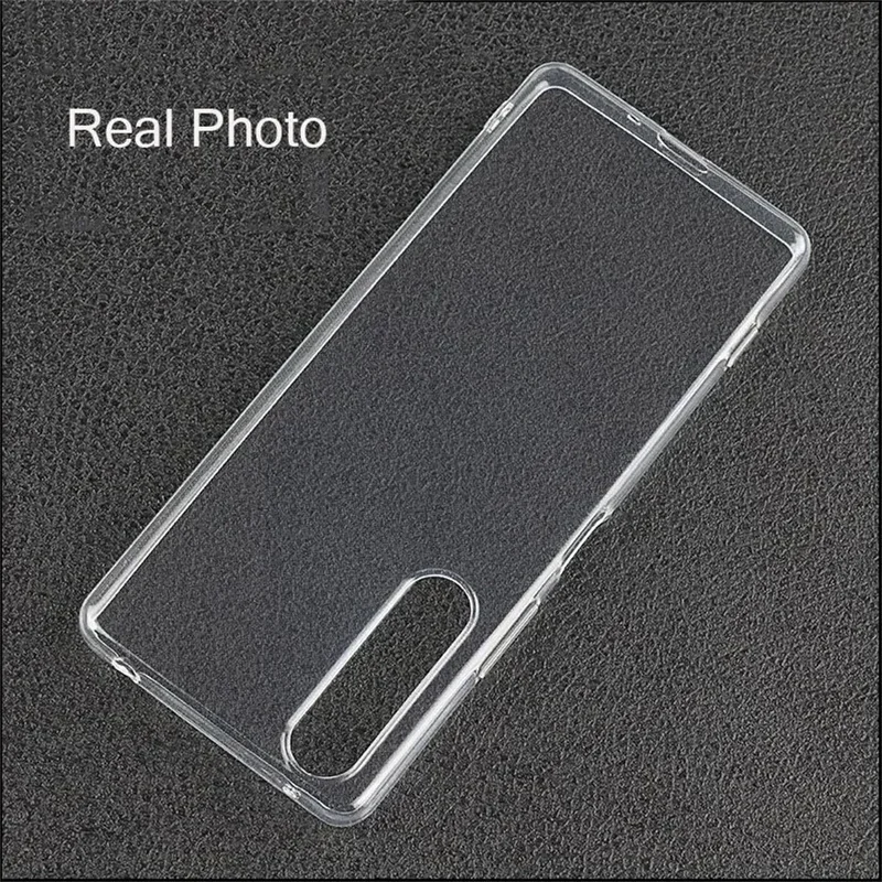 Soft clear mobile phone case for Sony Xperia 1 5 10 II III Plus X Peria peria10 5G coque Capa transparent thin back cover Funda