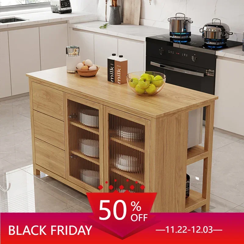 

Wooden Microwave Kitchen Cabinets Display Modern Buffet Bar Kitchen Cabinets Storage Nordic Mueble Kitchen Furniture OK50CJ