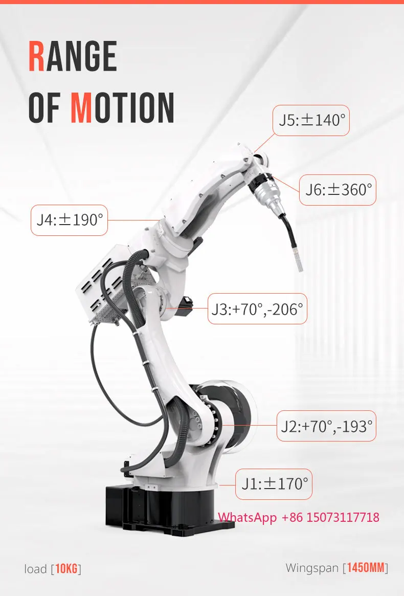 ذراع روبوت لحام ليزر ذكي ثلاثي الأبعاد/روبوت لحام صناعي آلي