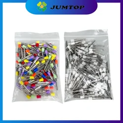 JUMTOP 100Pcs Dental Polishing Brushes Nylon Flat Type Prophylaxis Brushes for Teeth Stain Removal and Polishing