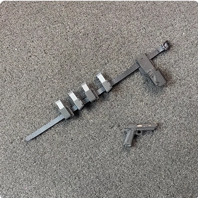 1/12 Soldier Toy Movie Version Tactical Belt Gun Fit 6'' Action Figure Doll Body DIY Accessories Model In Stock