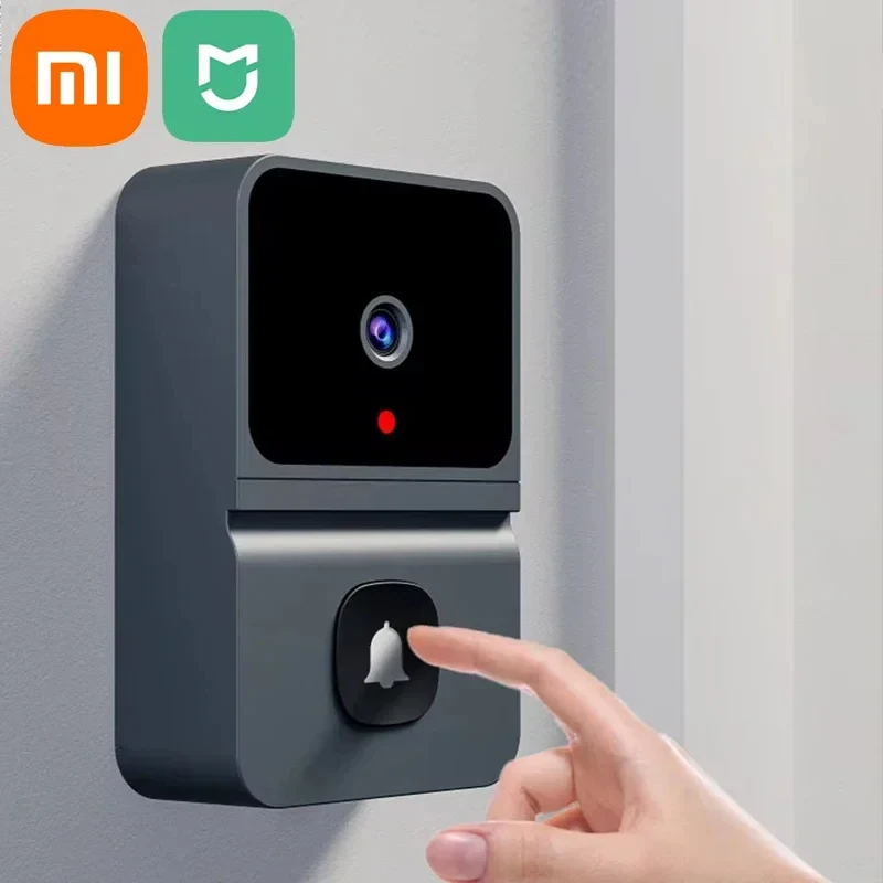 Xiaomi MIJIA Wireless Doorbell WiFi Smart Home Outdoor HD Camera Security Door Bell Night Vision Video Intercom Voice Change 