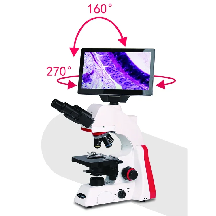 Ziekenhuis MCS-IID-F100 Biologische microscoop donkerveld live analysemicroscoop voor laboratorium