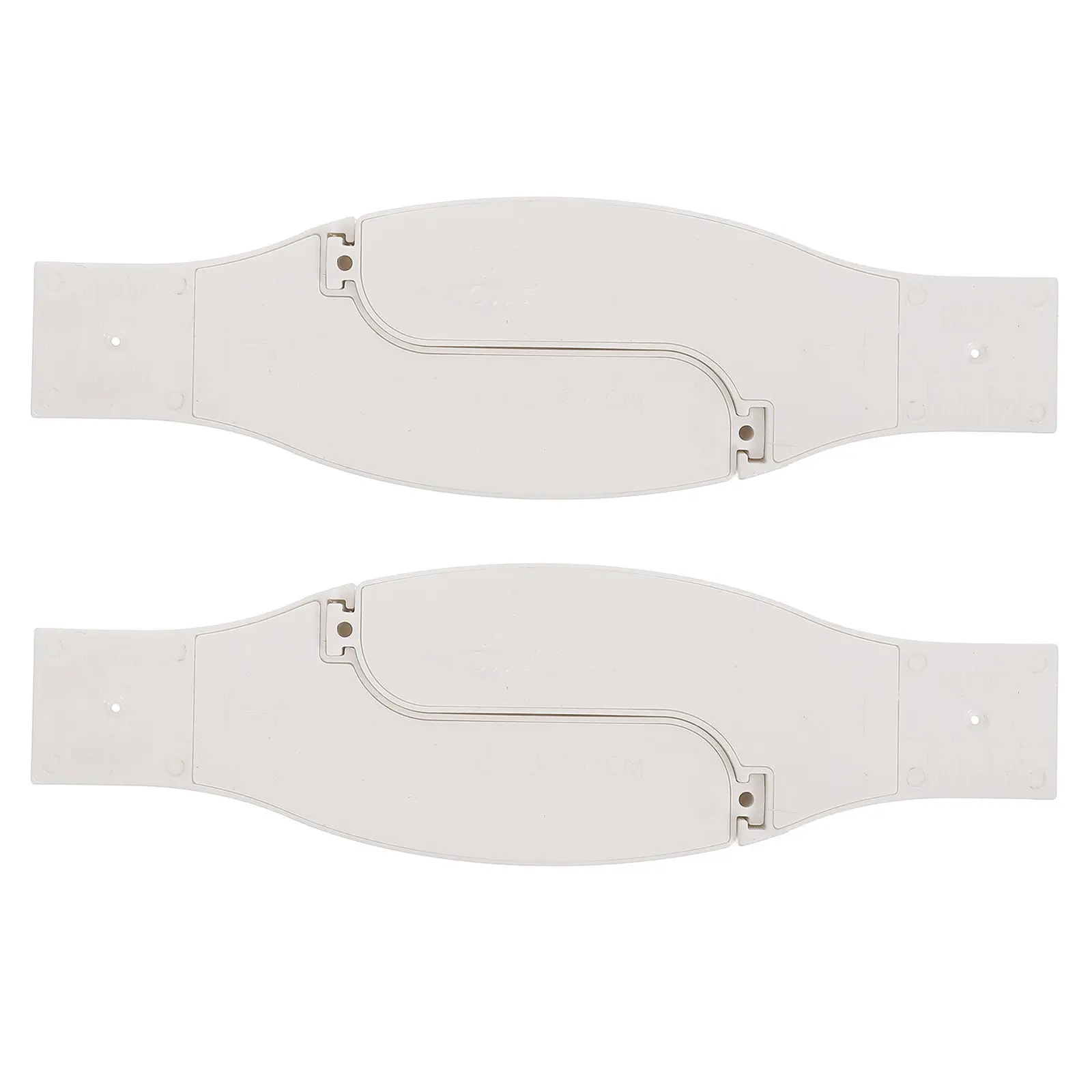 2Pcs Curtain Track Cross Connector Light Blocking Anti-Rebound Straight Track for Bedroom Living Room Rv Corner Ceiling