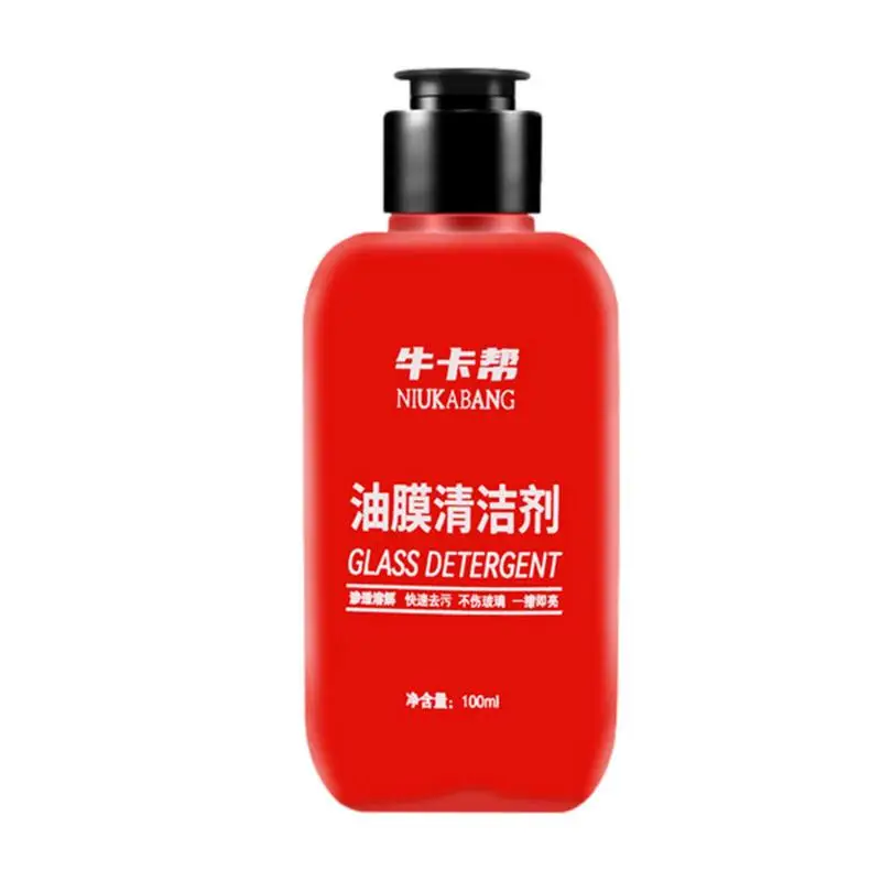 

Car Glass Oil Window Cleaner 100ML Car Glass Cleaner Liquid Gentle Water Stains Remover Car Water Stain Cleaning Agent For Truck