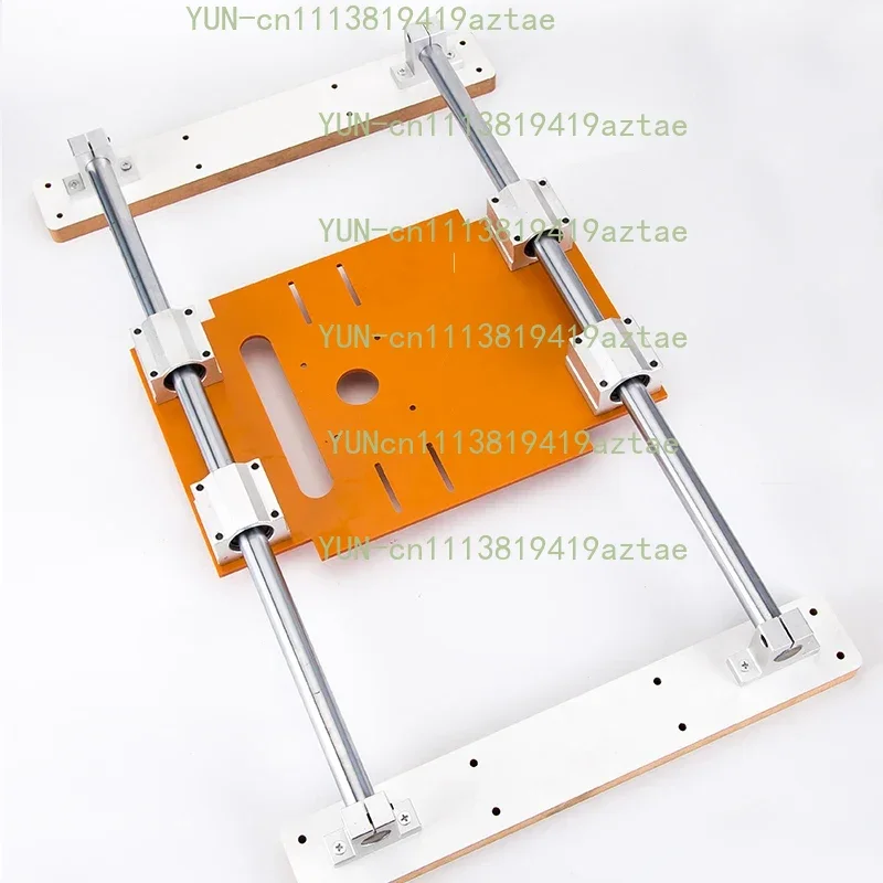 Light axis saw marble machine guide rail trimming machine base plate bakelite base tile woodworking