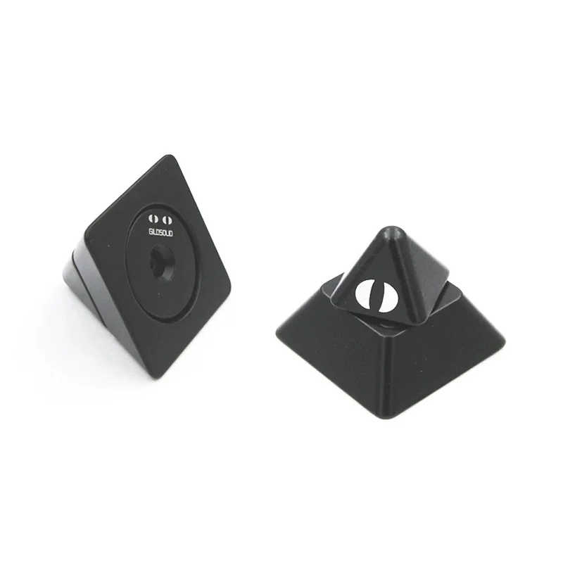 Mini Fingertip Rotating Pyramid Fidget Gyro Toys EDC Fidget Spinner Haptic Stress Relief Fingertip Gyro Tabletop Toy