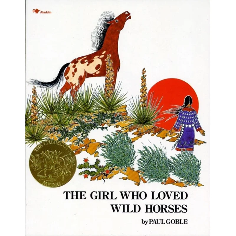 La chica que amada caballos silvestres GOBLE Simon Schuster 9780689716966 Libro