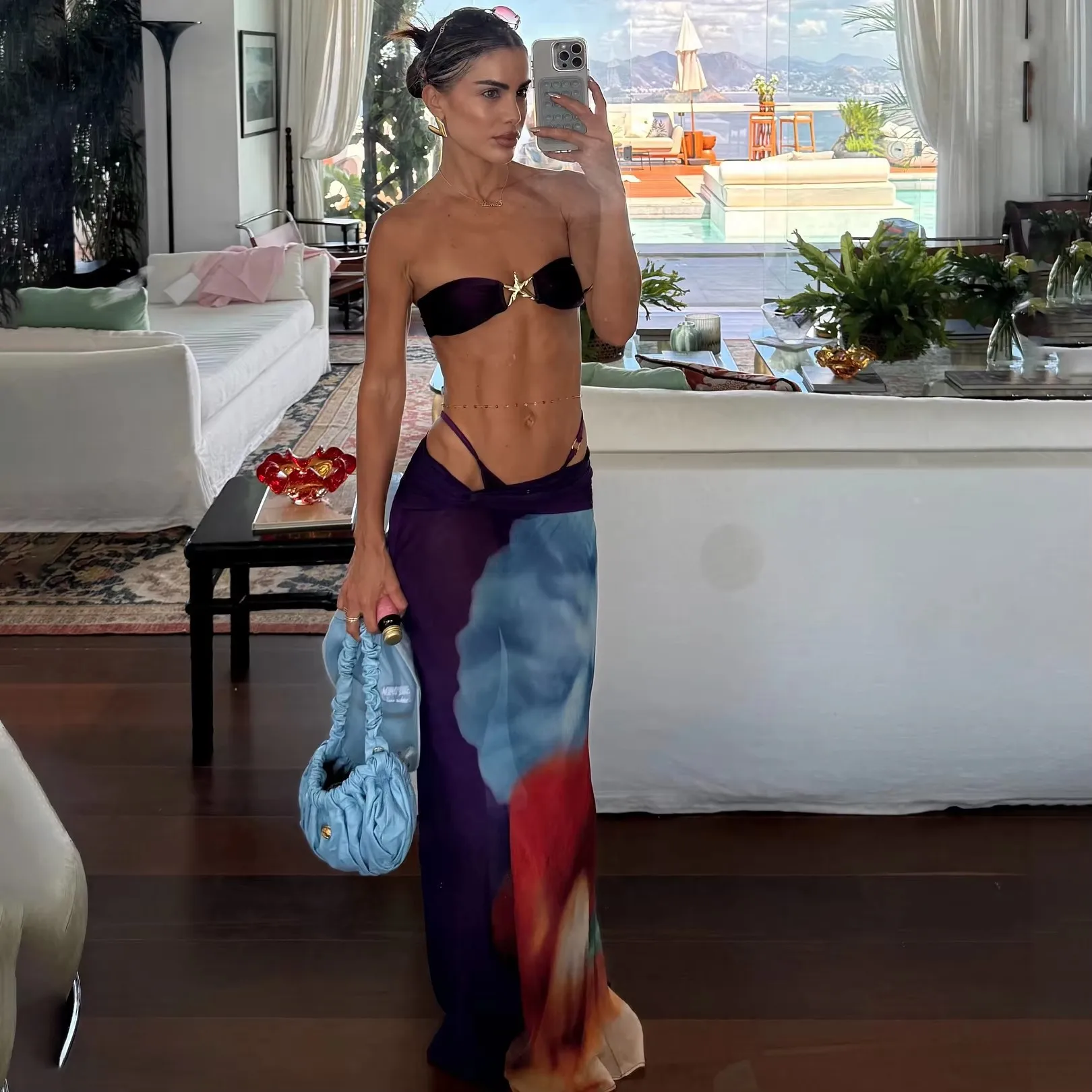 

2025 Bandeau Biquini Sexy Bikini Women Swimsuit Push Up Swimwear Female Off Shoulder Bathing Suits Shiny Star Bodysuit Beachwear