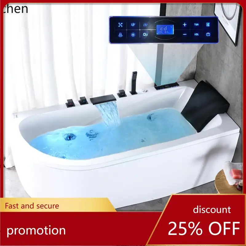 

HXL Freestanding Bathtub Surf Massage Heating Circulation Constant Temperature Smart Bath Tub Basin
