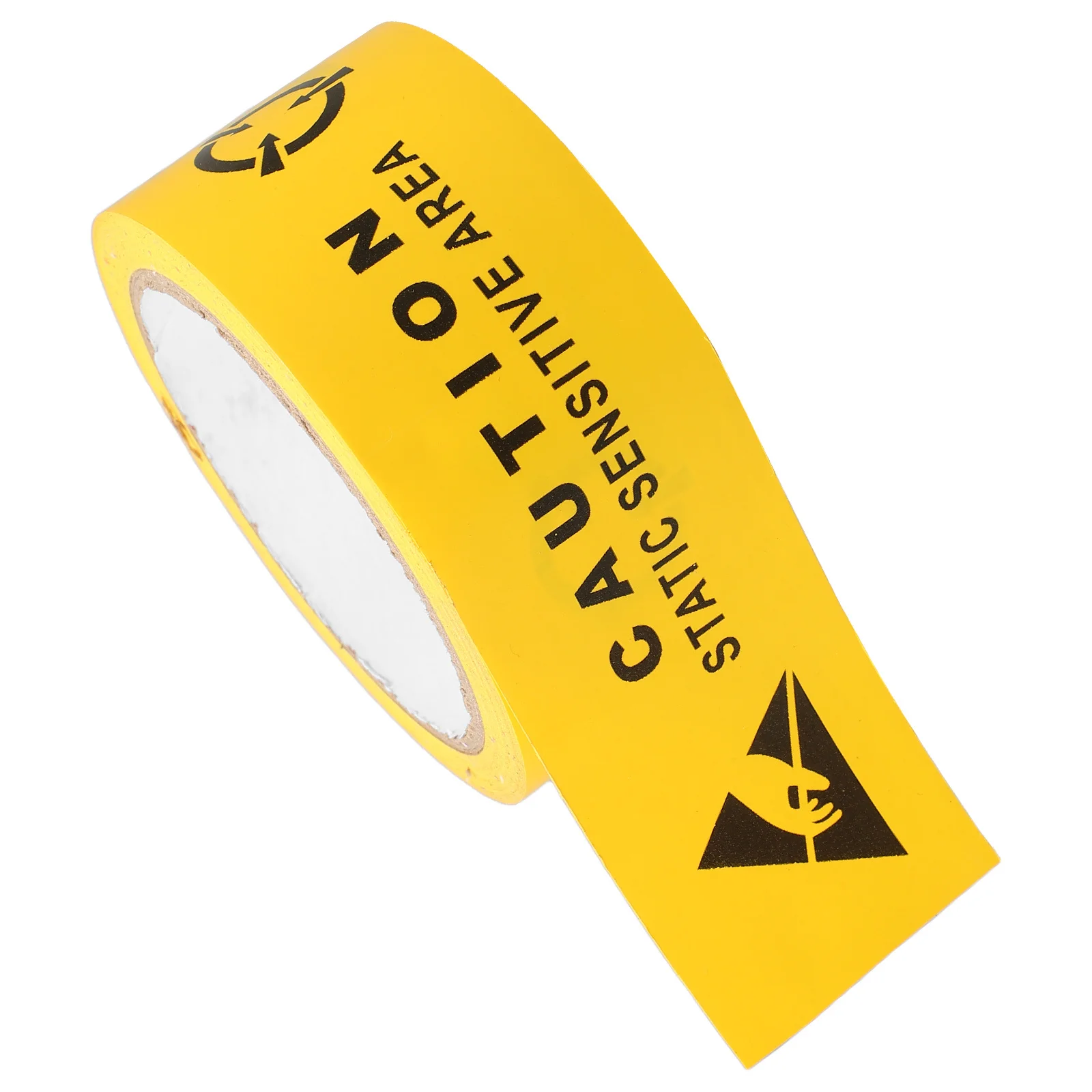 

Желтая антистатическая предупреждающая лента, безопасная маркировка пола, предупреждающие знаки, строительные этикетки безопасности, электрические наклейки
