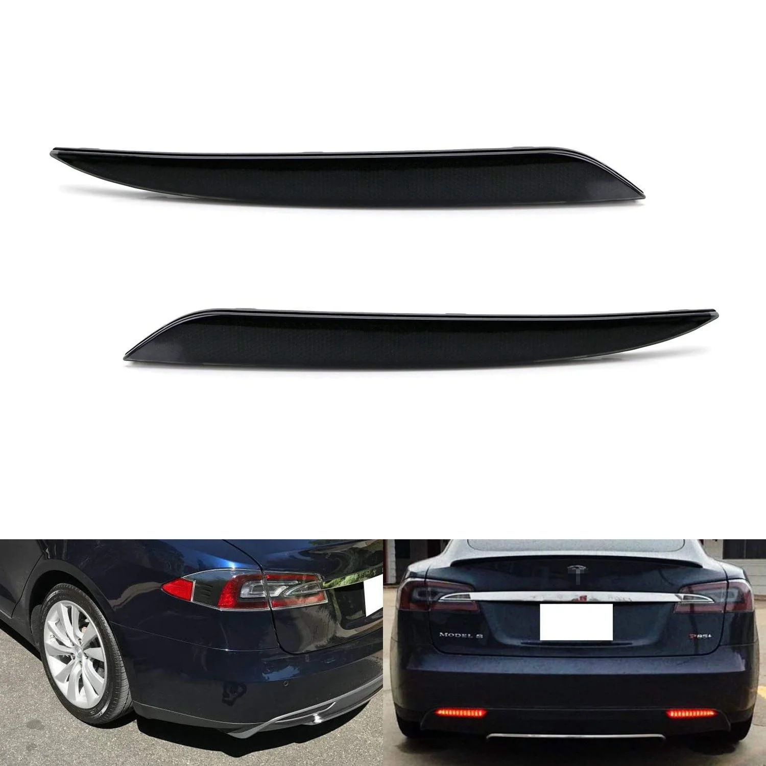 LED Car LED Rear Bumper Light Brake Lights Waterproof Driving Stop Tail Lamps for Tesla Model 3 S X 2012-2020