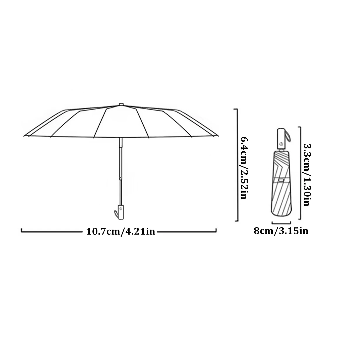 Ultra Strong Windproof 32 Bone Automatic Umbrella for Men Double Bone Sunny and Rainy Sunshade Waterproof UV Sunproof Umbrellas