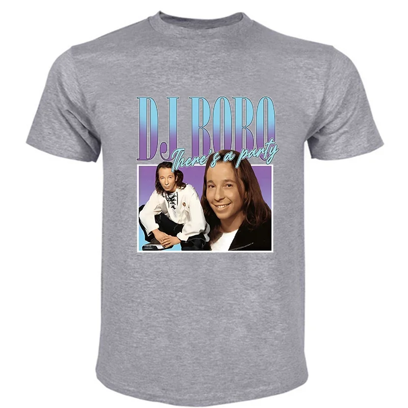 DJ Bobo 90s Style Eurodance sports fan t-shirts heavyweight plain white t shirts men mens designer clothes new in tops & tees