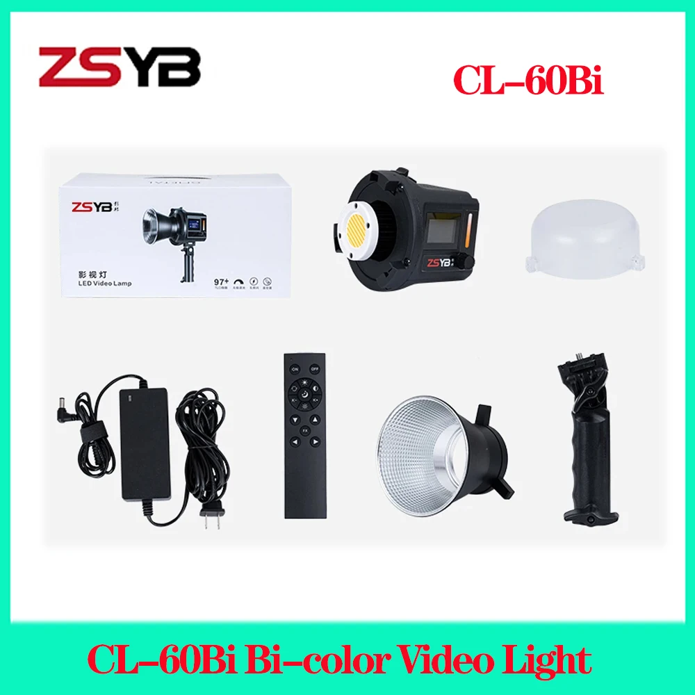 

ZSYB YB CL-60Bi Bi-color Handheld Video Light wireless Remote control Fill Lights For Outdoor Shooting Live Short Video