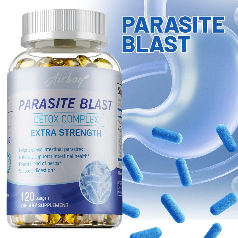 Parasite Blast Detox Complex - Promote Metabolism, Regular Bowel Movements, Supports Gut and Digestive Health, Enhances Immunity
