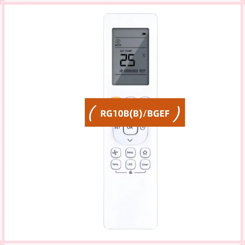 

AC Remote Control RG10B(B)/BGEF Universal Replacement Compatible with RG10B(K1)/BGEFU1 RG10B(D)/BGEF - Electronic Appliance Cont