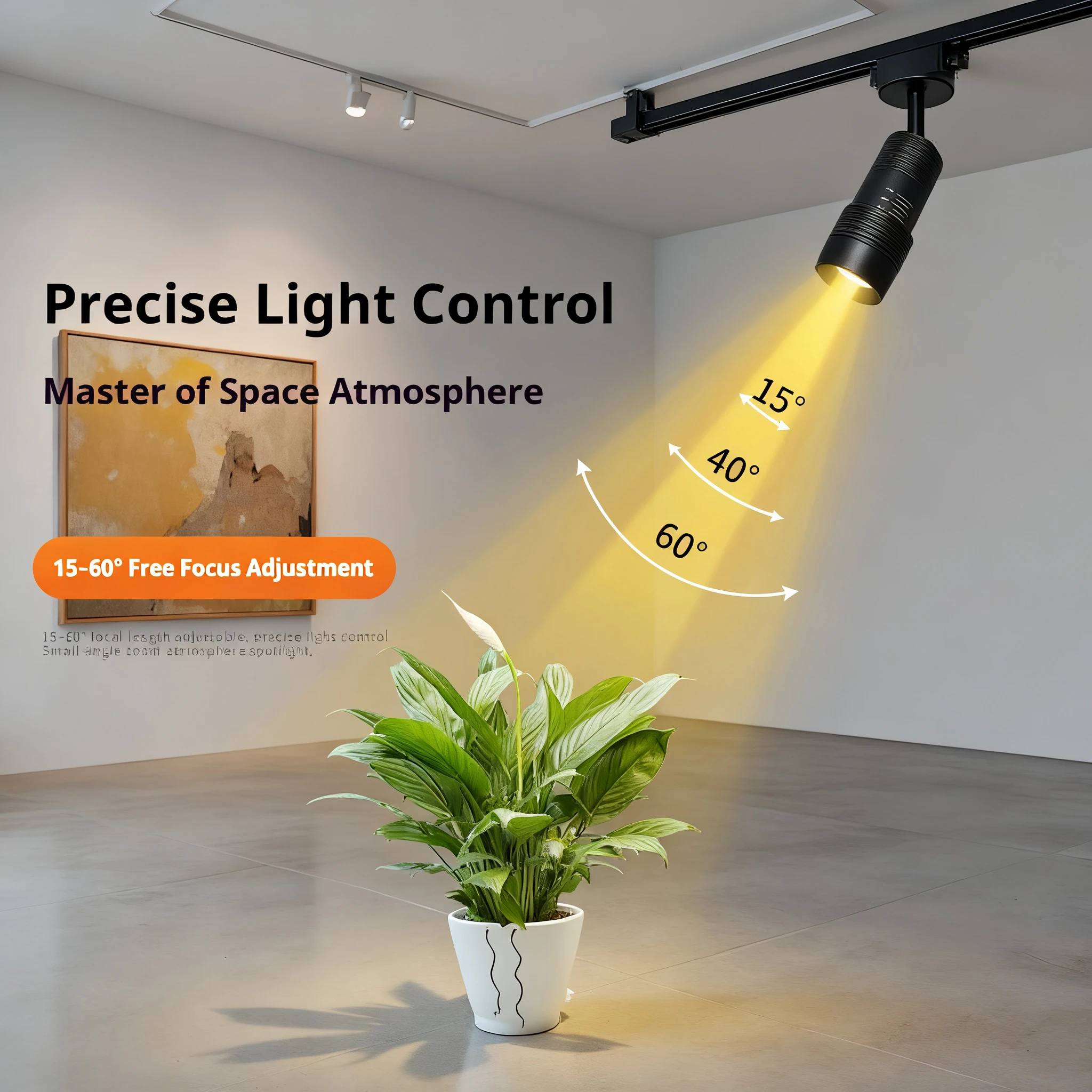 Modern Design 7W 10W 12W Embedded LED Track Lighting System Recessed Aluminum  Housing Ceiling Angle Adjustable Spot Light