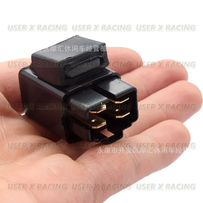 USERX Universal Motorcycle Starter Relay Solenoid for Yamaha YFM350 YFZ450 ATV Polaris Predator 50 90 Suzuki LT80 Kawasaki KSF80