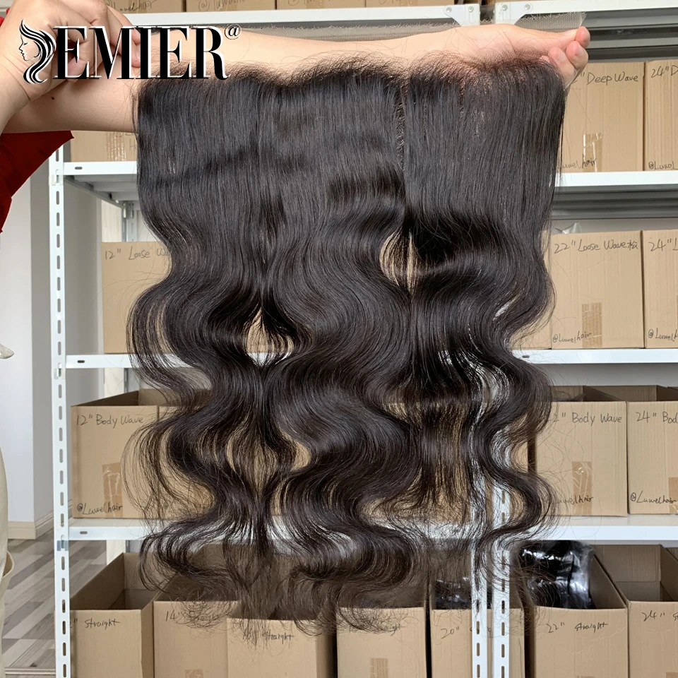 Brazilian Body Wave 13x4 13x6 HD Lace Frontal Closure Natural Black 2x6 4x4 5x5 6x6 Lace Closure