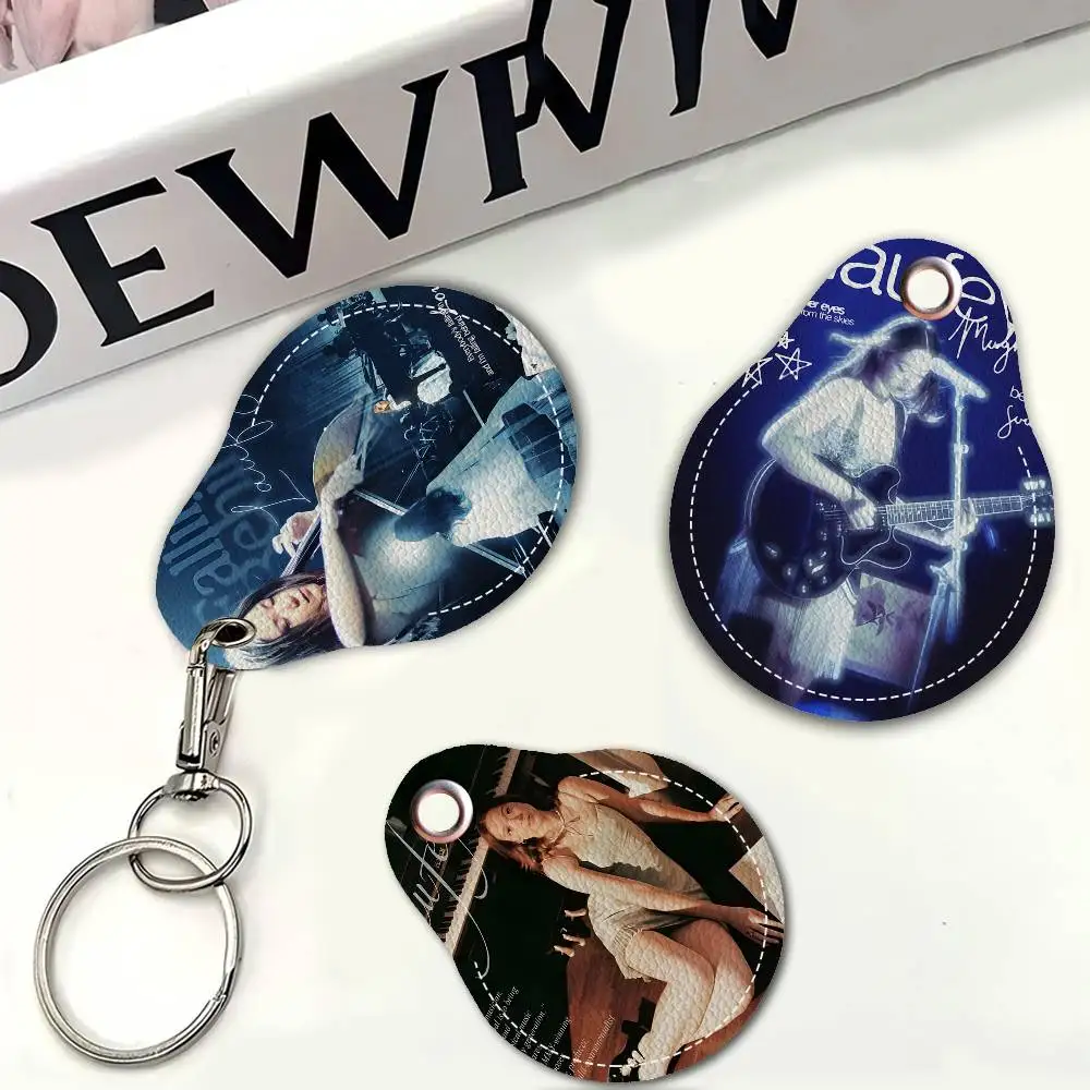 Pop Singer L-LaufeyS Cute Waterdrop Acc Control Card Holder Induction Bus Elevator Protective Cover Student PU Material