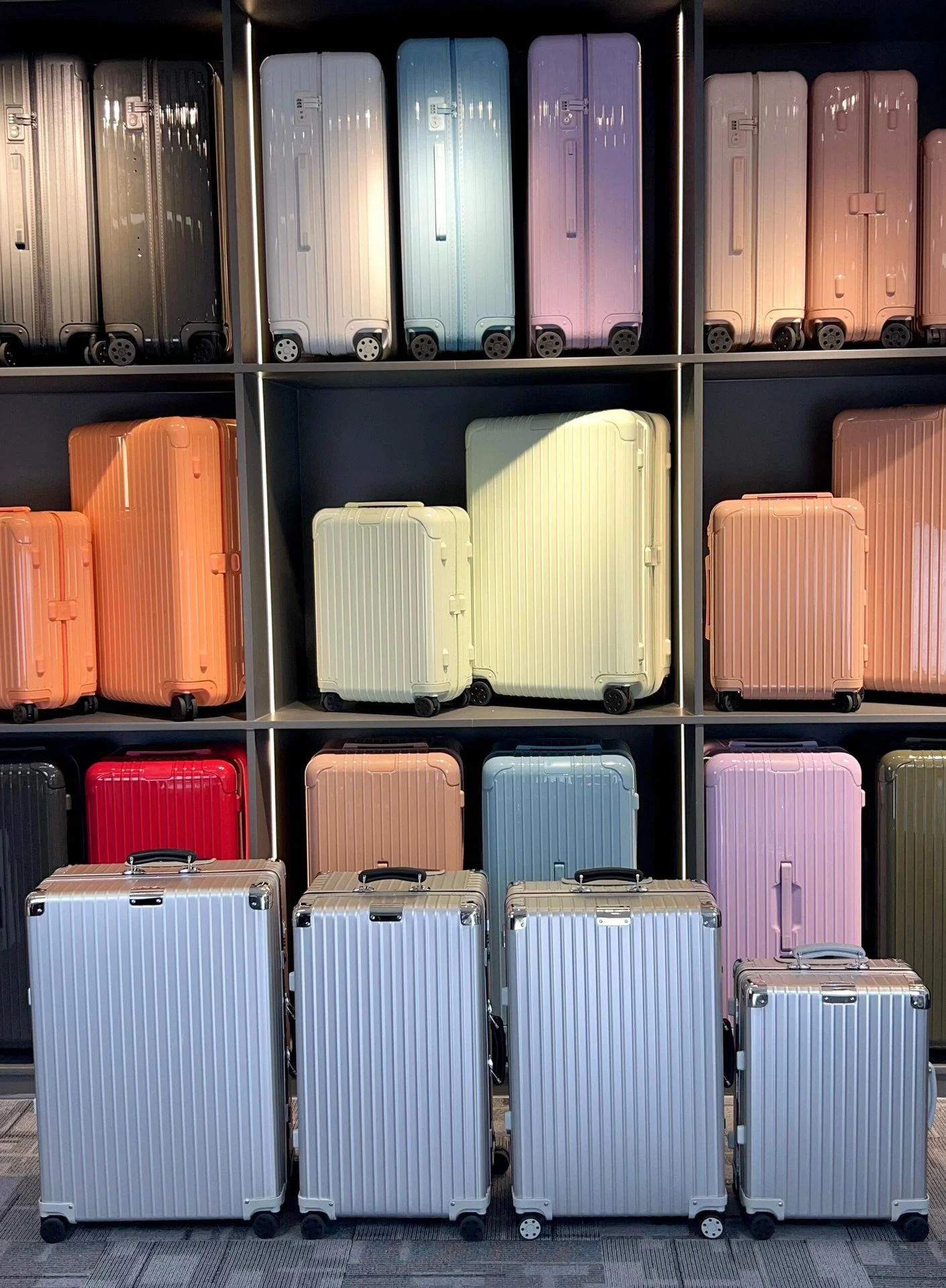 سلسلة أمتعة متخصصة، حقيبة عربة فاخرة بلون سادة، حقيبة بمقبض من سبائك الربيع، حقيبة سفر فاخرة لهدايا العطلات #2