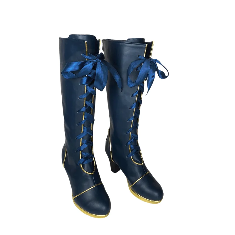 永遠の花エミリーダイアーコスプレ靴ゲームアイデンティティ V コスプレ小道具 PU 靴ハロウィンカーニバルブーツ Aceessories カスタムメイド