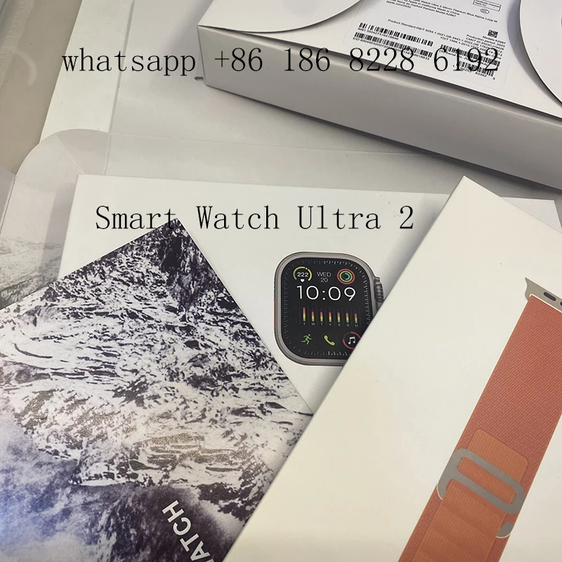 Смарт-часы 2025 T10 Ultra 2 для мужчин, серия 49 мм, 8, 2,3 дюйма, AMOLED-экран, NFC, GPS-трек, водонепроницаемые для Apple Watch IWO Ultra Smartwatch