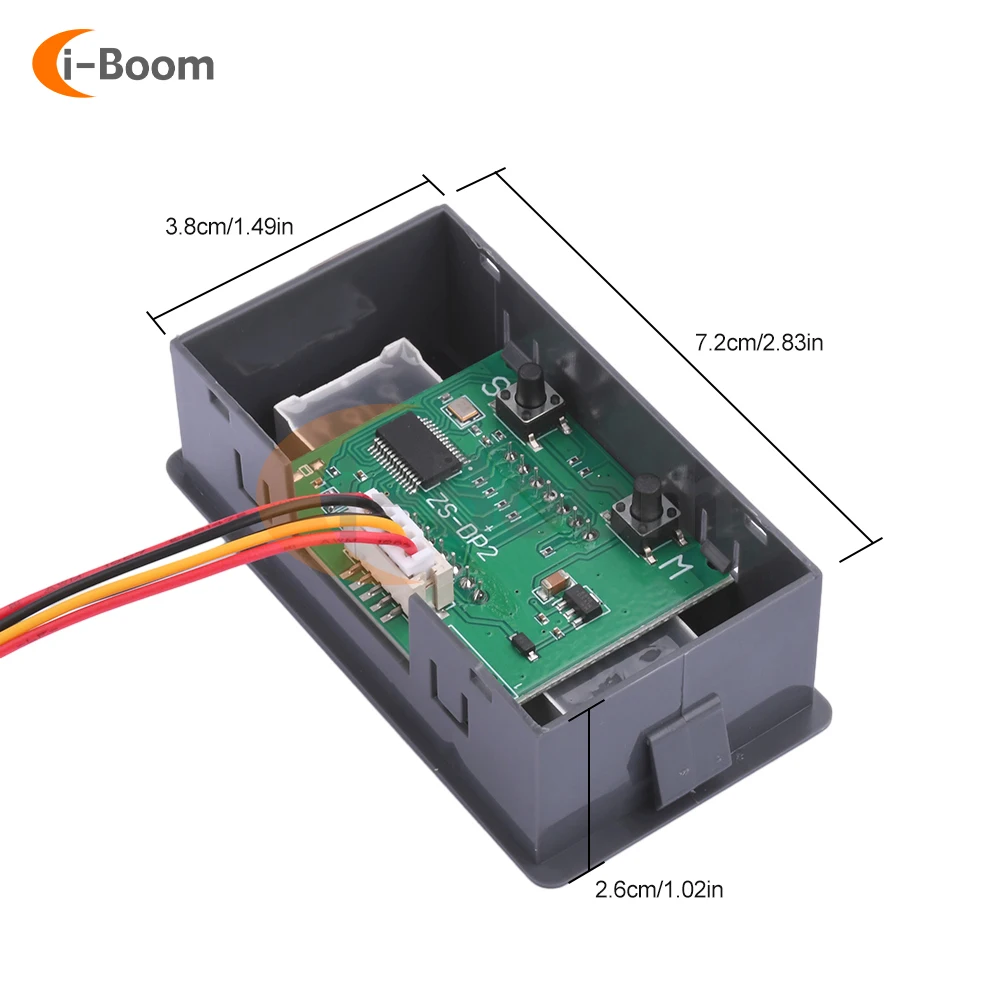 DC3-15V bezszczotkowy silnik obrotomierz impulsowy czujnik sygnału częstotliwość cyfrowa miernik obrotomierz 5-cyfra LED cyfrowy wyświetlacz
