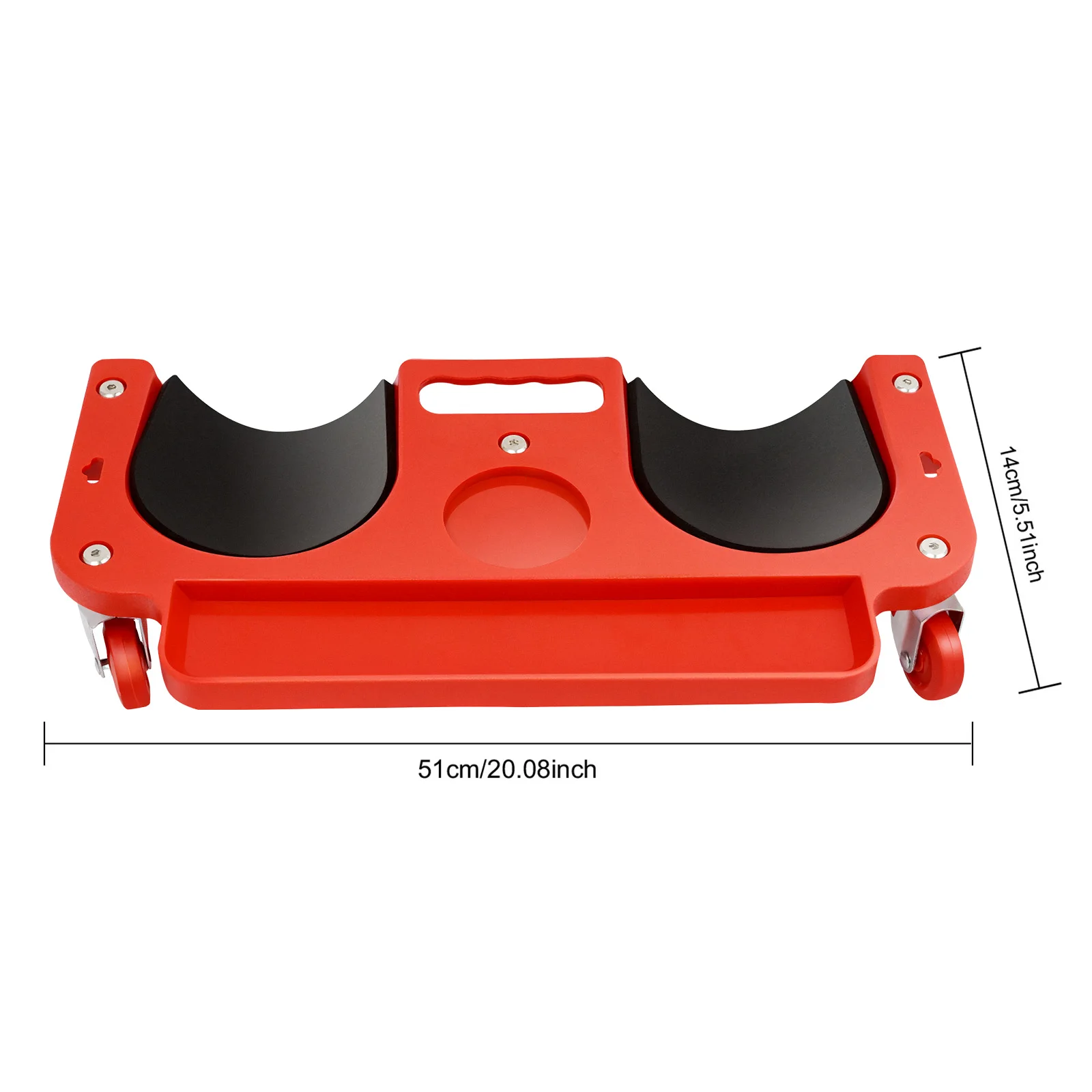 Rolling Knee Pad, Sponge Cushioned Knee Pad, Movable Knee Dolly with Tool Tray